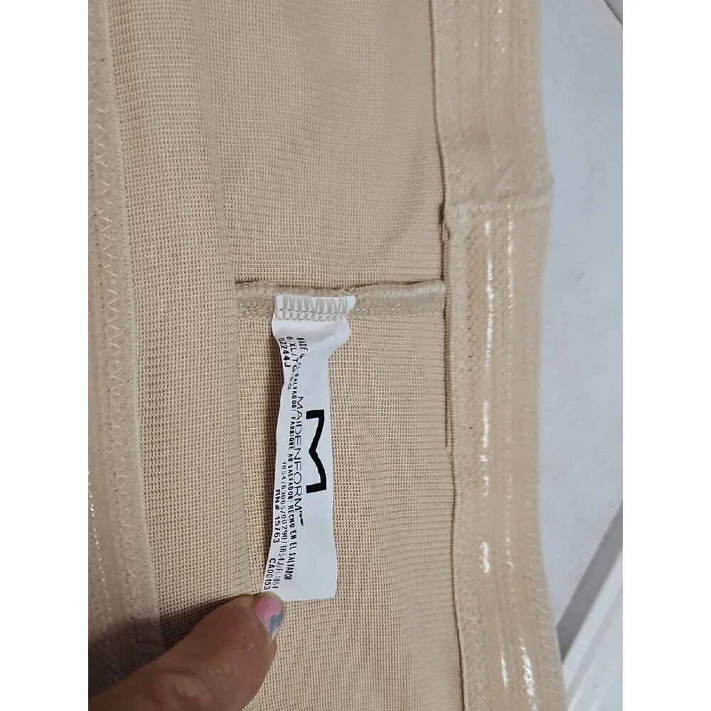 NWT Maidenform Nude High-Waist Shapewear Briefs Size XL